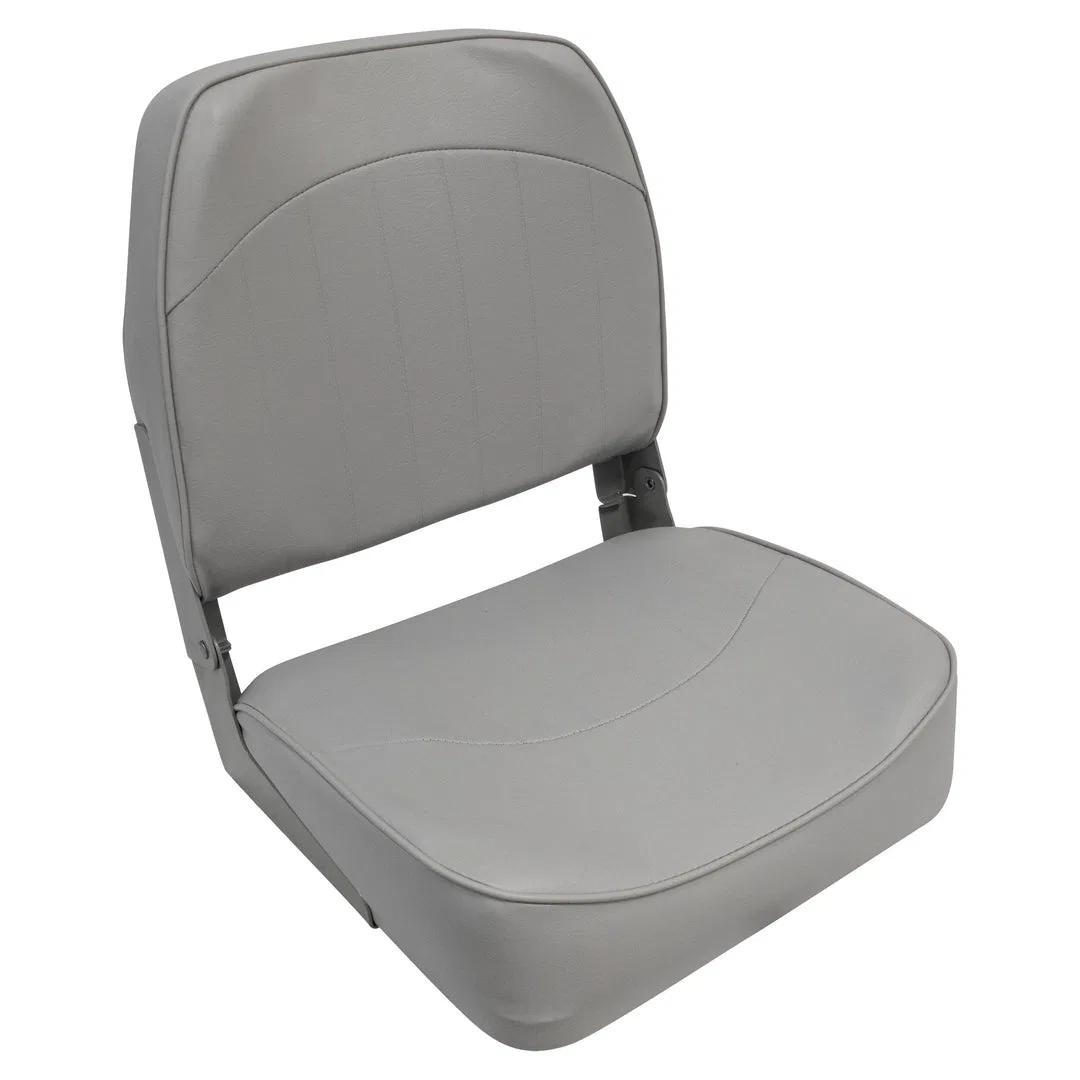 8WD734PLS-717 – WISE SEATING Boat Seat, Fishing Seat Low Back Seat Type Non-Adjustable Foldable 19 Inch Height x 16 I...